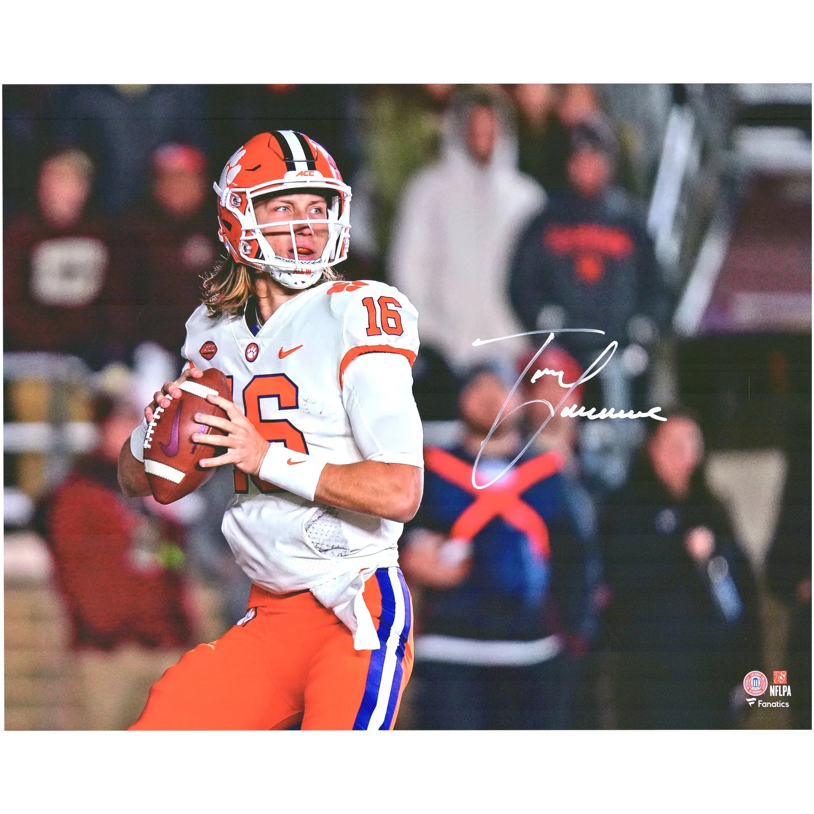 Trevor Lawrence Signed 16 x 20 Clemson Tigers Photo | Authenticated