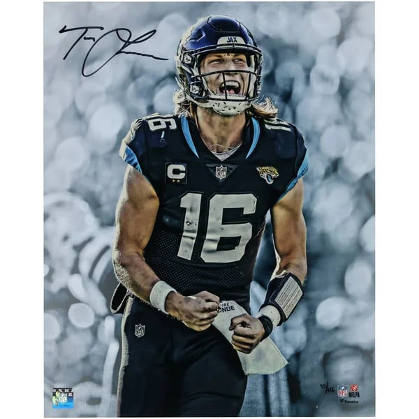 Trevor Lawrence Signed Jaguars 16 x 20 Photograph | Limited Edition of 116 | W16FBLA0076