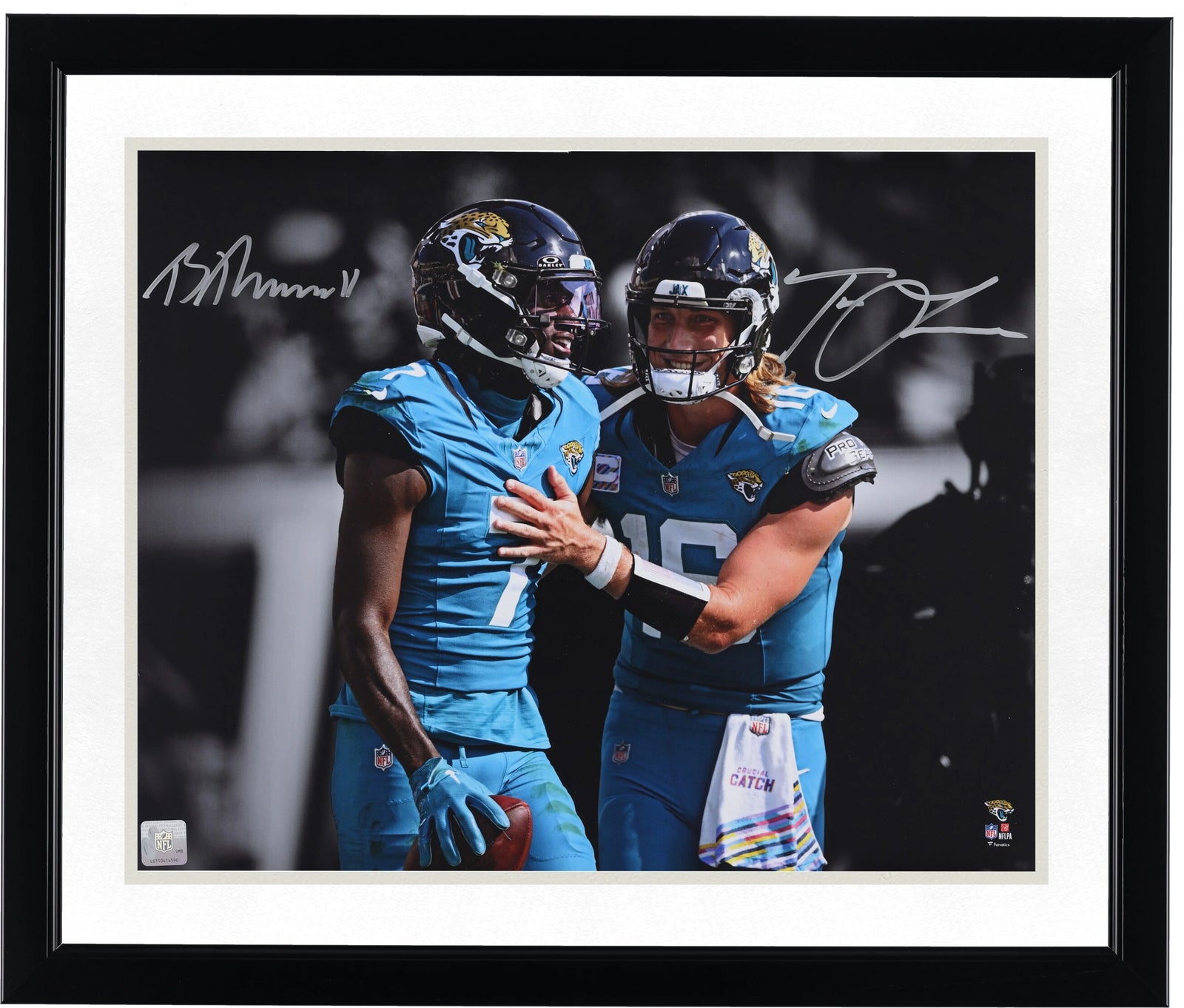 Trevor Lawrence & Brian Thomas Jr Signed 16 x 20 Photo | Jaguars