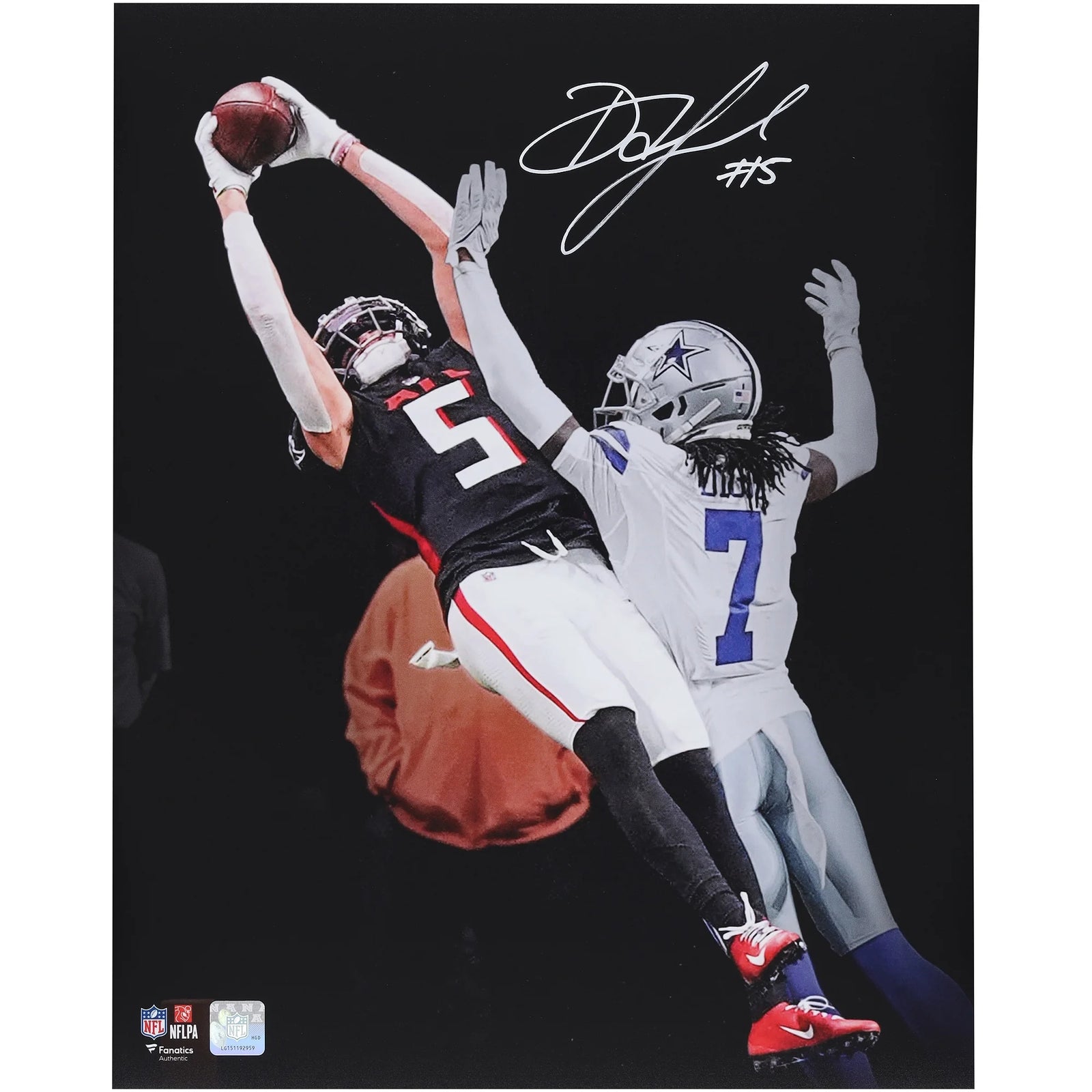 Drake London Signed 16 x 20 Touchdown Photo | Atlanta Falcons