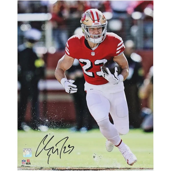 Christian McCaffrey Signed 49ers 16 x 20 Photograph | Authenticated