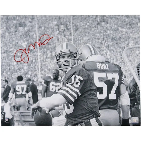Joe Montana Signed 16 x 20 Photo | San Francisco 49ers