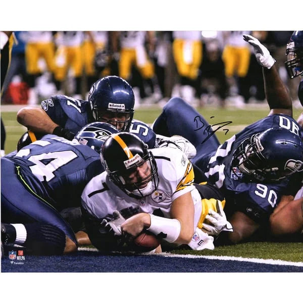 Ben Roethlisberger Signed 16 x 20 Photo | Super Bowl XL Touchdown