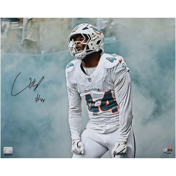 Chop Robinson Signed 16 x 20 Entrance Photo | Miami Dolphins