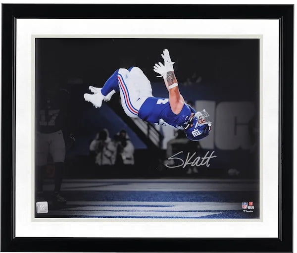 Cam Skattebo Signed 16 x 20 2025 Photo | Giants Week 3 Touchdown