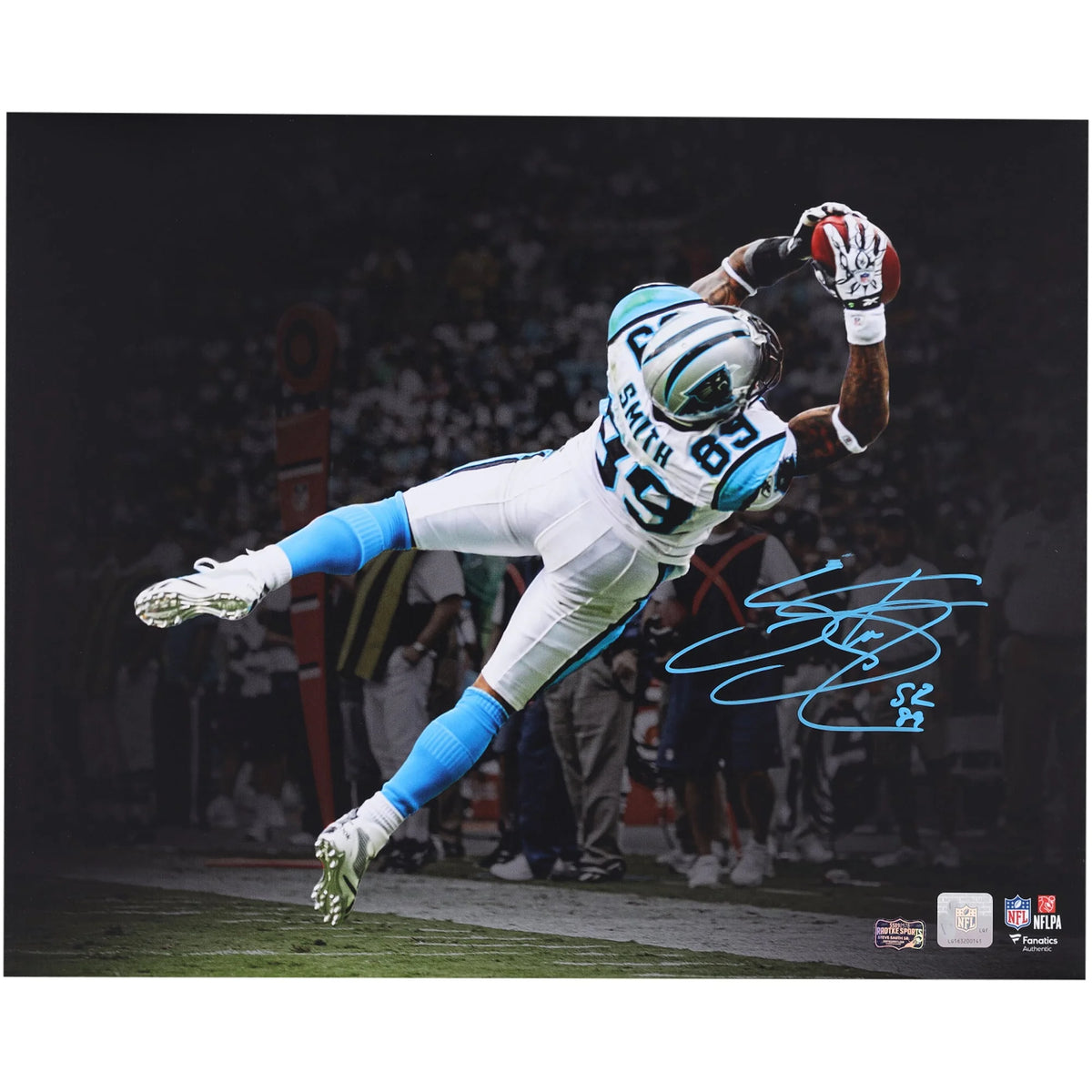 Steve Smith Signed Carolina Panthers 16 x 20 Diving Catch Photo | W16FBSM0073