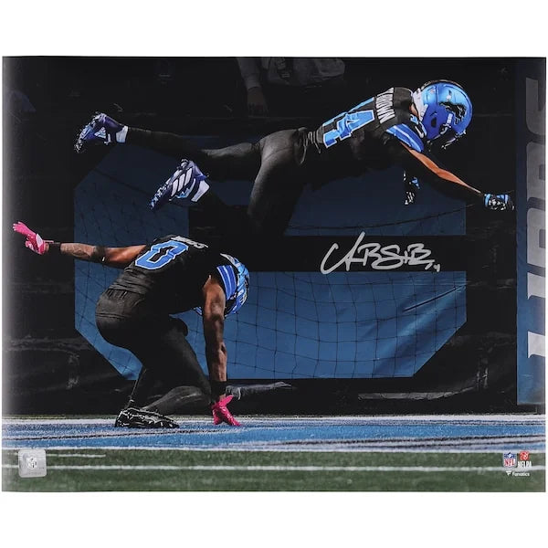 Amon-Ra St. Brown Signed 16 x 20 Touchdown Celebration Photo | Lions