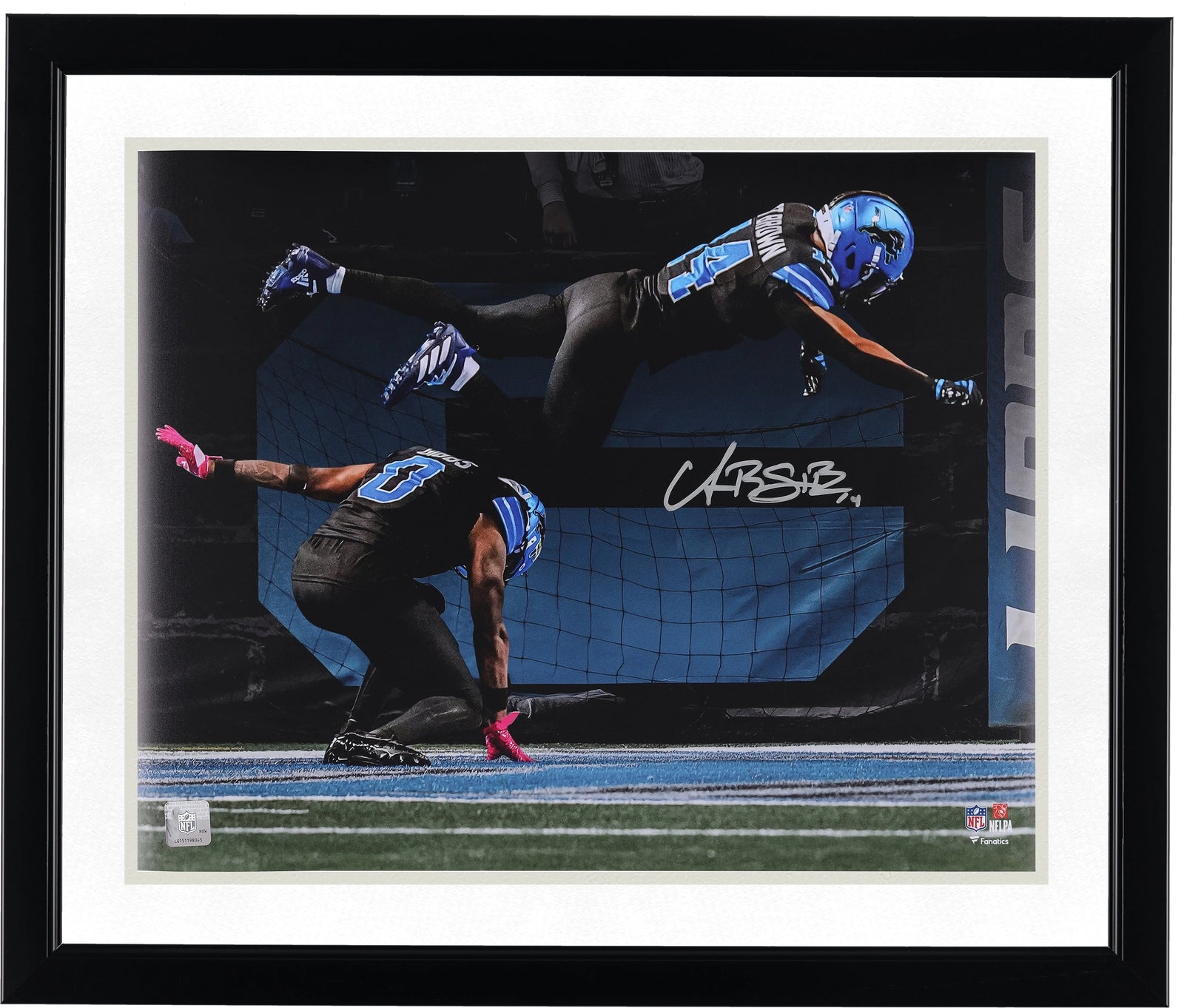 Amon-Ra St. Brown Signed 16 x 20 Touchdown Celebration Photo | Lions
