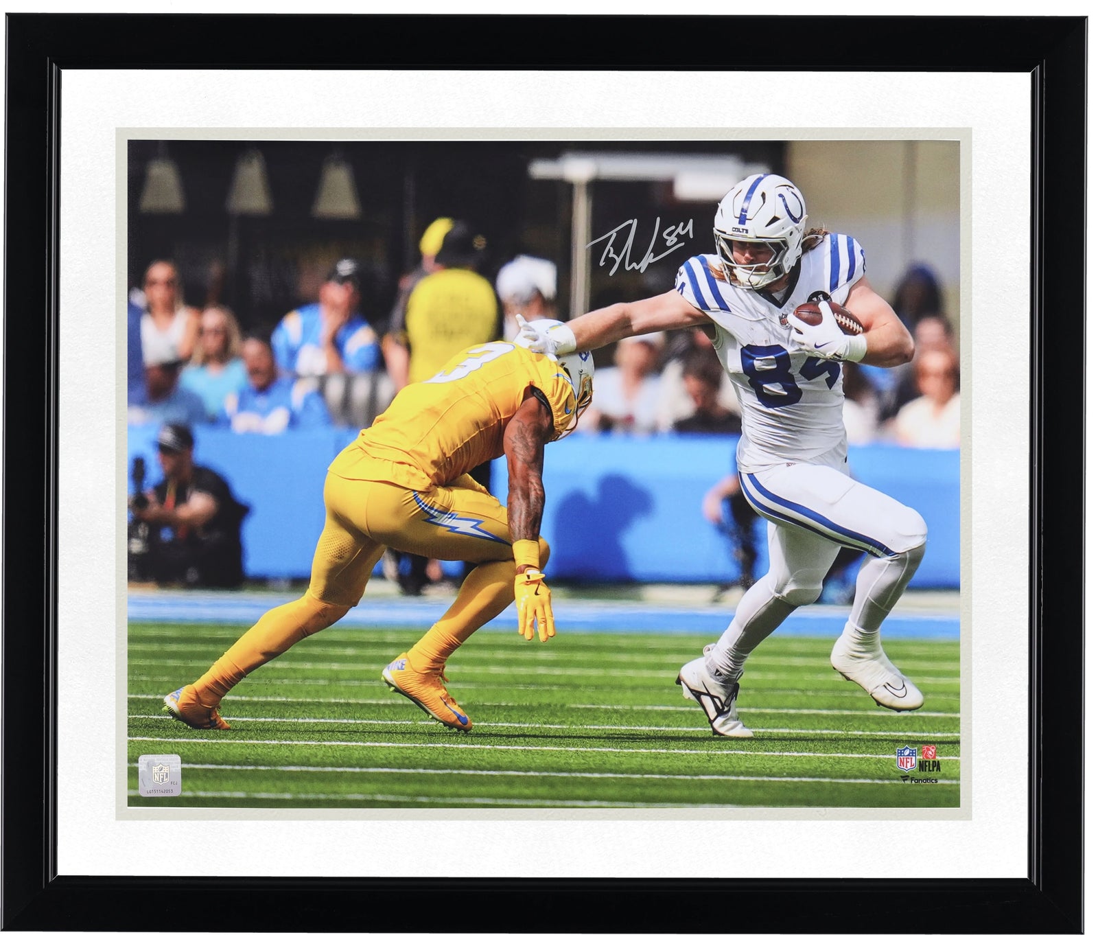 Tyler Warren Signed 16 x 20 Photo | Colts vs Chargers