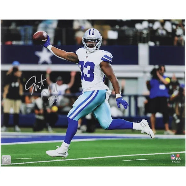Javonte Williams Signed Cowboys 16 x 20 Touchdown Photograph | Authenticated