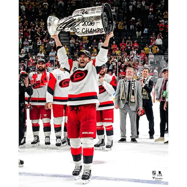 Sebastian Aho Signed 16 x 20 Photograph | 2026 Stanley Cup Champions