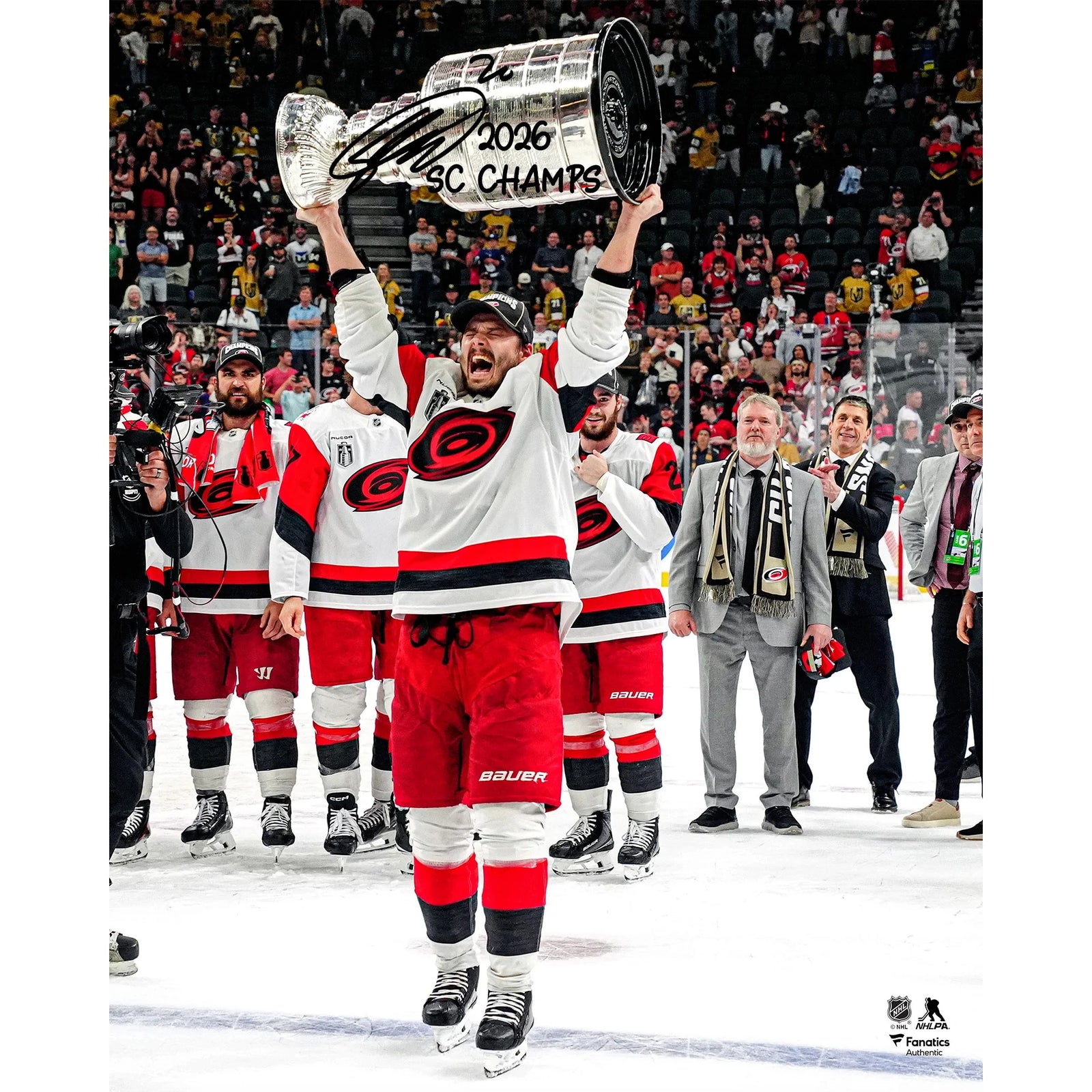 Sebastian Aho Signed 16 x 20 Photograph | 2026 Stanley Cup Champions