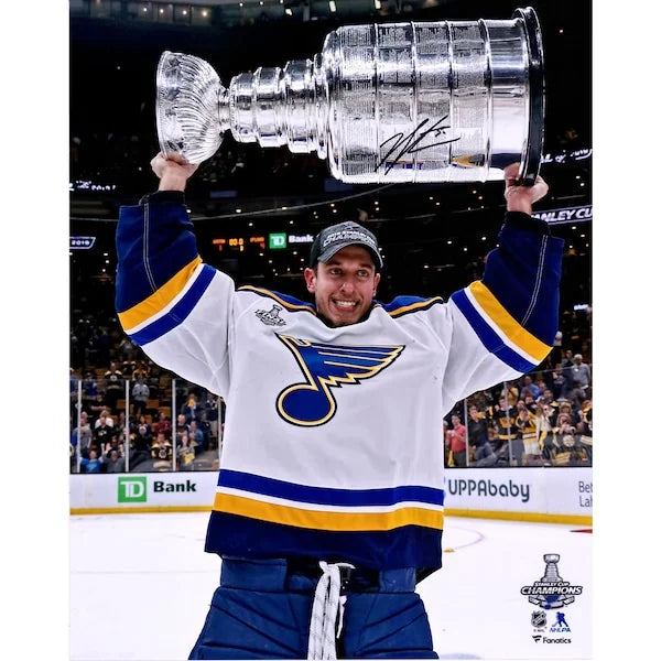 Jordan Binnington Signed 16 x 20 Photo | 2019 Stanley Cup Champions