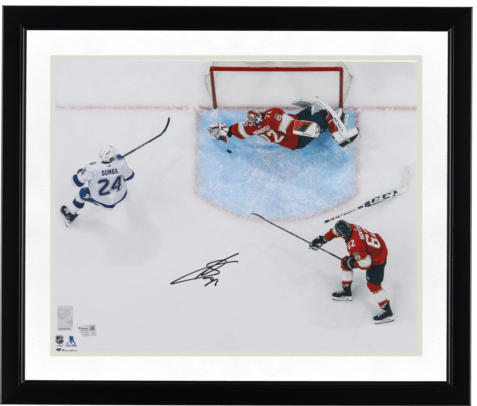 Sergei Bobrovsky Signed 2024 Stanley Cup Playoffs Photo | Panthers