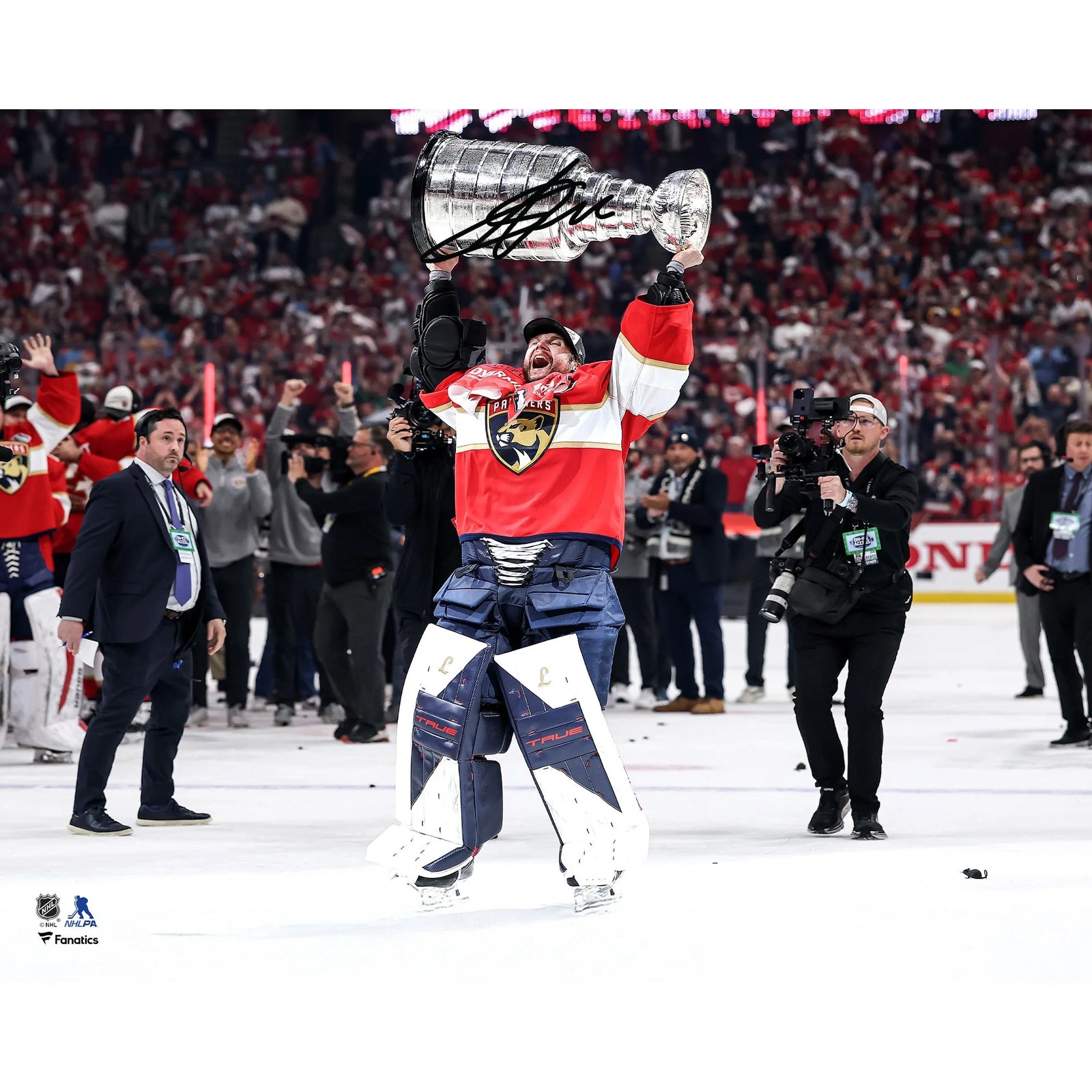 Sergei Bobrovsky Signed 16 x 20 Photo | 2025 Stanley Cup Champions