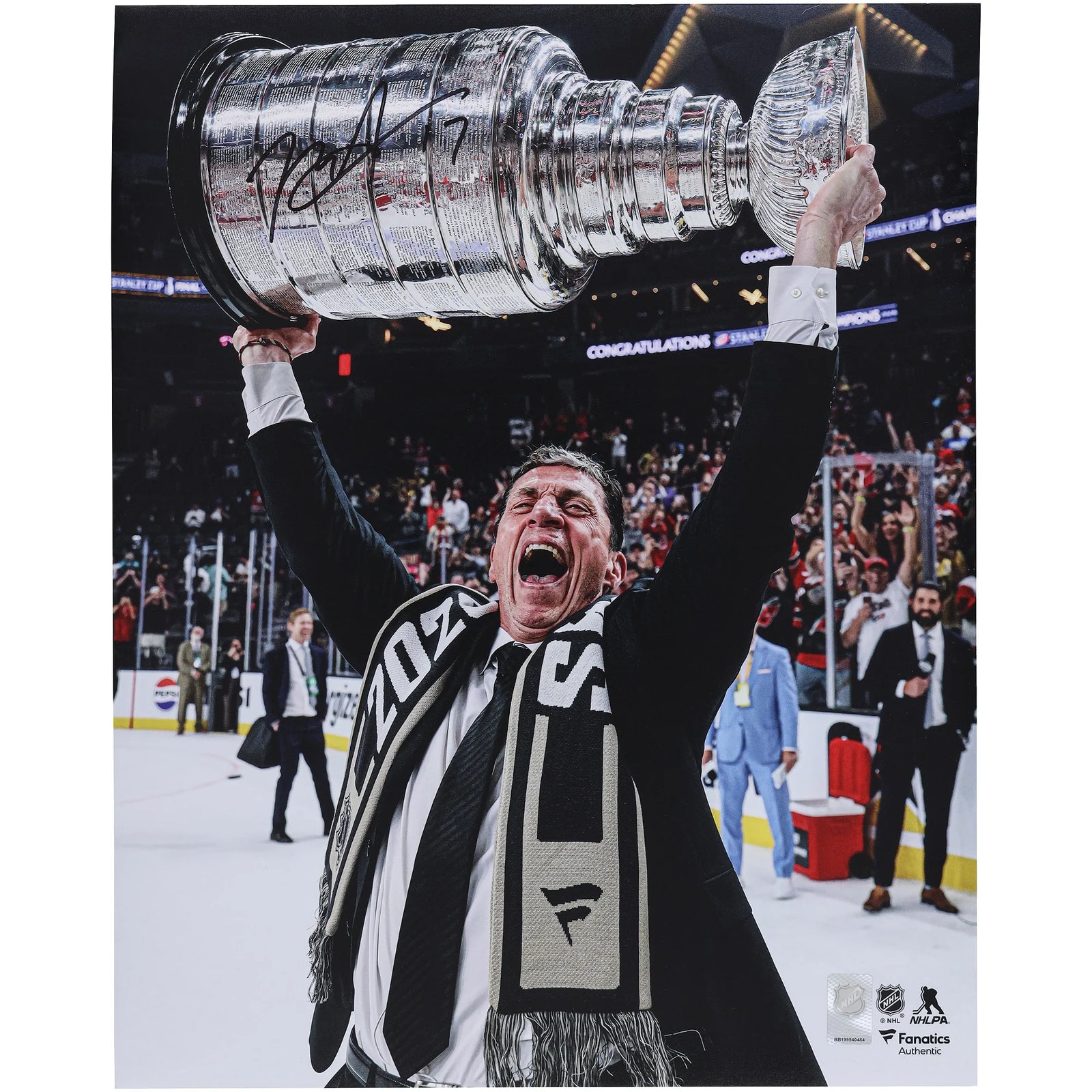 Rod Brind'Amour Signed 16 x 20 2026 Stanley Cup Champions Photo | Carolina Hurricanes