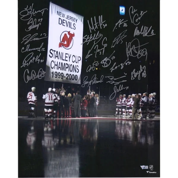 New Jersey Devils 2000 Stanley Cup Champions Signed 16 x 20 Photo | 20 Signatures