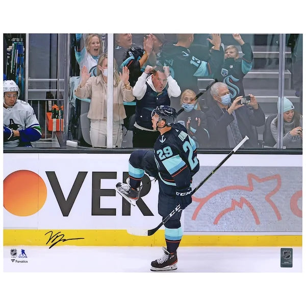 Vince Dunn Signed 16 x 20 Photo | Seattle Kraken Celebration