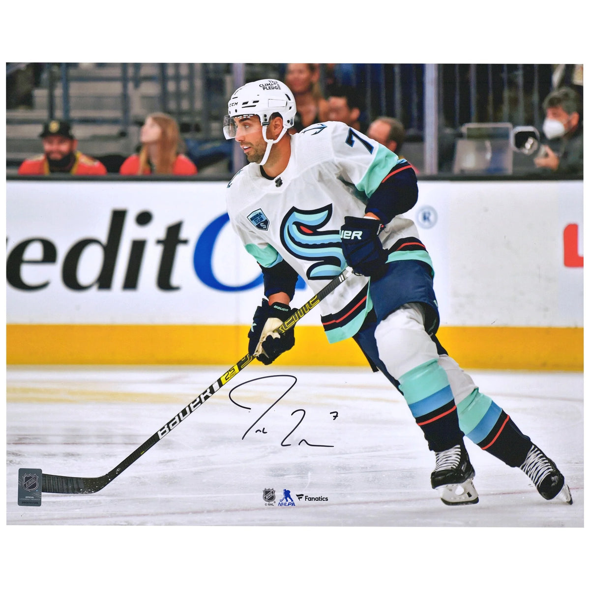 Jordan Eberle Signed Kraken 16 x 20 Photograph | First Game vs. Vegas