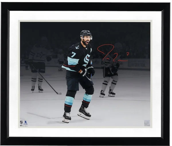 Jordan Eberle Signed Seattle Kraken 16 x 20 Photograph | 2023 Stanley Cup Playoff