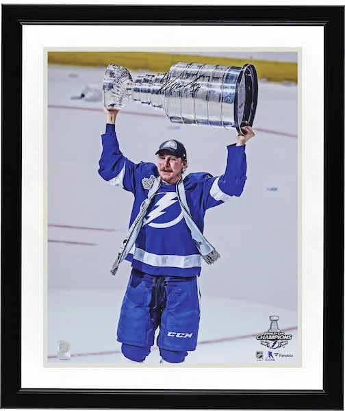 Yanni Gourde Signed 16 x 20 Photo | 2021 Stanley Cup Champions