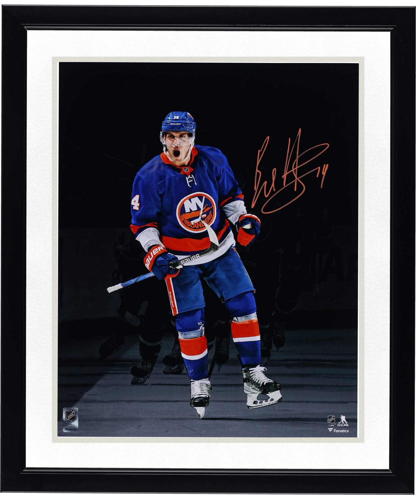 Bo Horvat Signed 16 x 20 Islanders Jersey Photo | Authenticated
