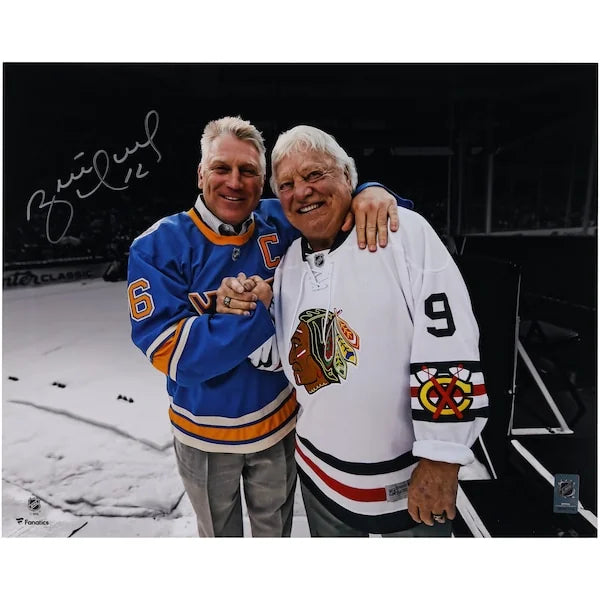 Brett Hull Signed St. Louis Blues 16 x 20 Photograph | Bobby Hull Spotlight
