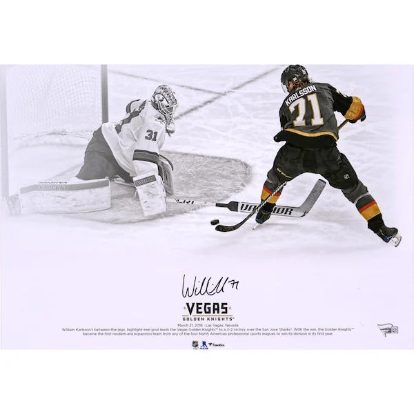 William Karlsson Signed 16 x 20 Photo | Vegas Golden Knights