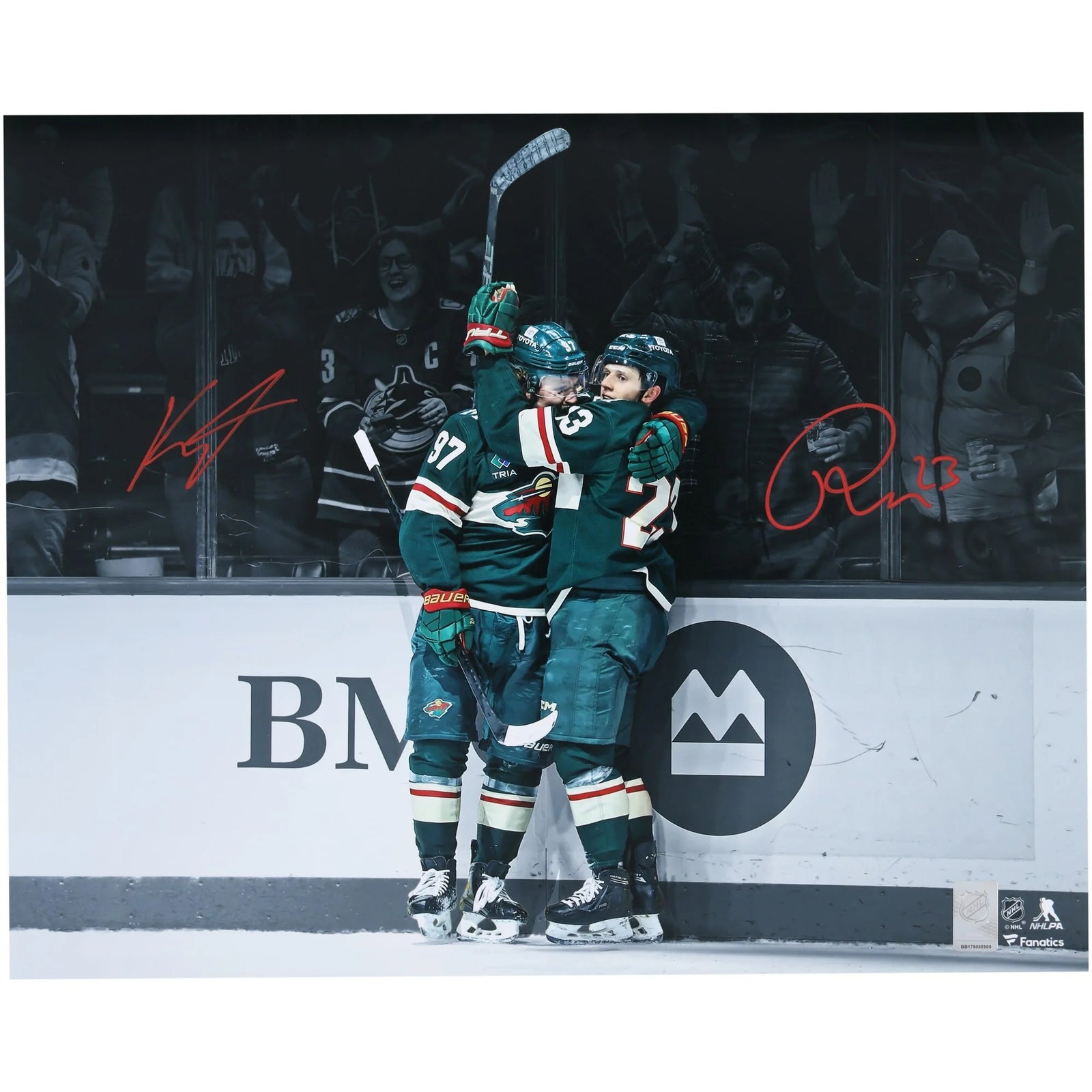 Kirill Kaprizov & Marco Rossi Signed 16 x 20 Photo | Minnesota Wild