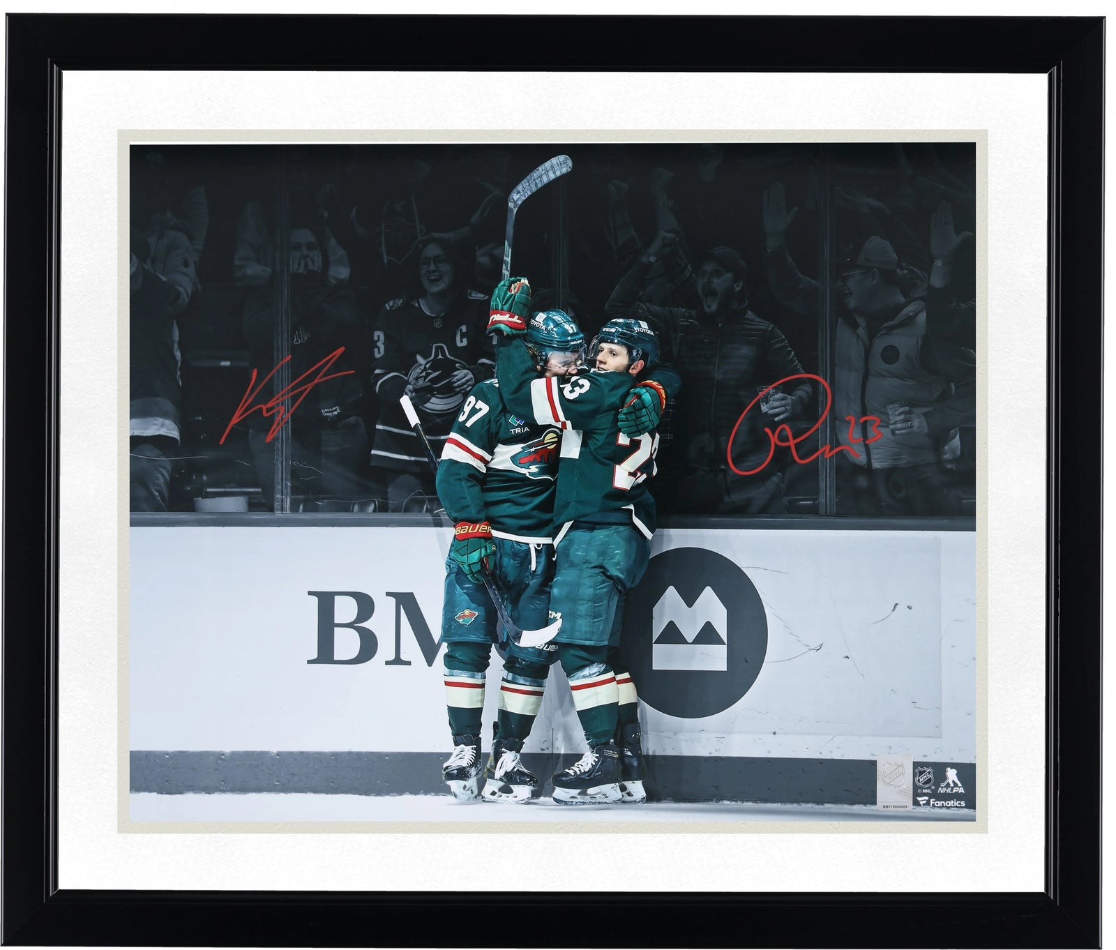 Kirill Kaprizov & Marco Rossi Signed 16 x 20 Photo | Minnesota Wild