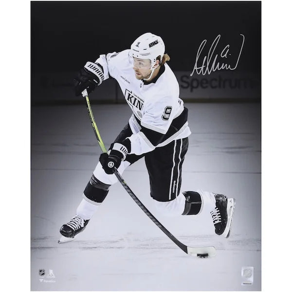 Adrian Kempe Signed 16 x 20 Kings Photo | White Jersey Spotlight