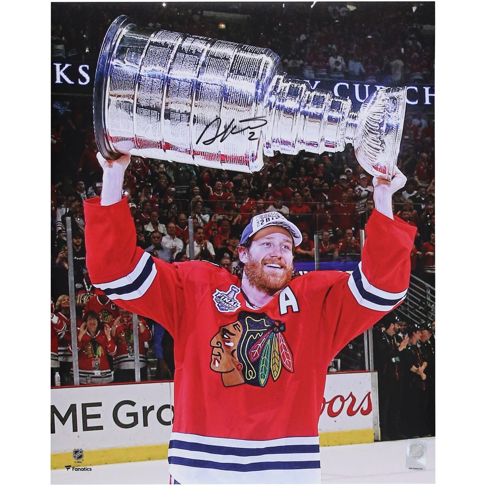 Duncan Keith Signed 16 x 20 Photograph | 2015 Stanley Cup Champions