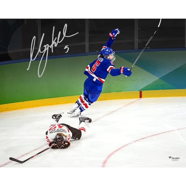 Megan Keller Signed Team USA 16 x 20 Photo | 2026 Olympic Gold