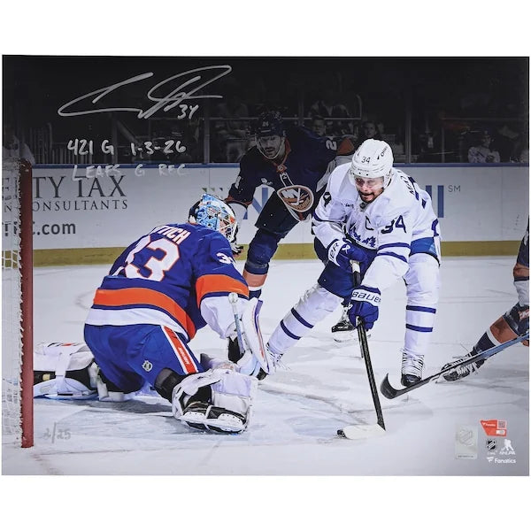 Auston Matthews Signed 16 x 20 Photograph | Toronto Maple Leafs Limited Edition