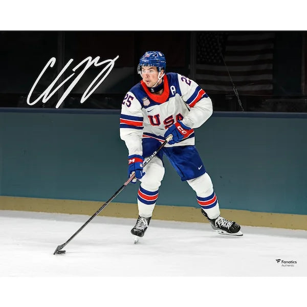 Charlie McAvoy Signed Team USA 16 x 20 Photograph | 2026 Olympic Gold Medal Winner