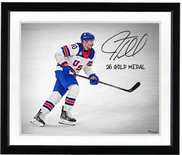 J.T. Miller Signed Team USA 16 x 20 Photo | 2026 Gold Medal