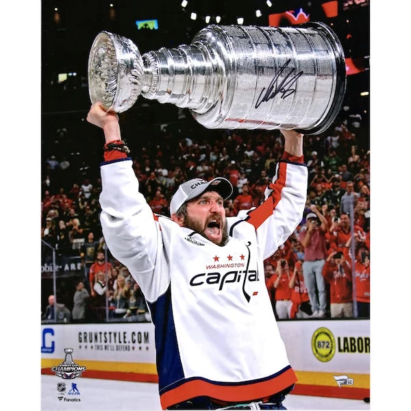 Alex Ovechkin Signed 16 x 20 Photograph | 2018 Stanley Cup Champions