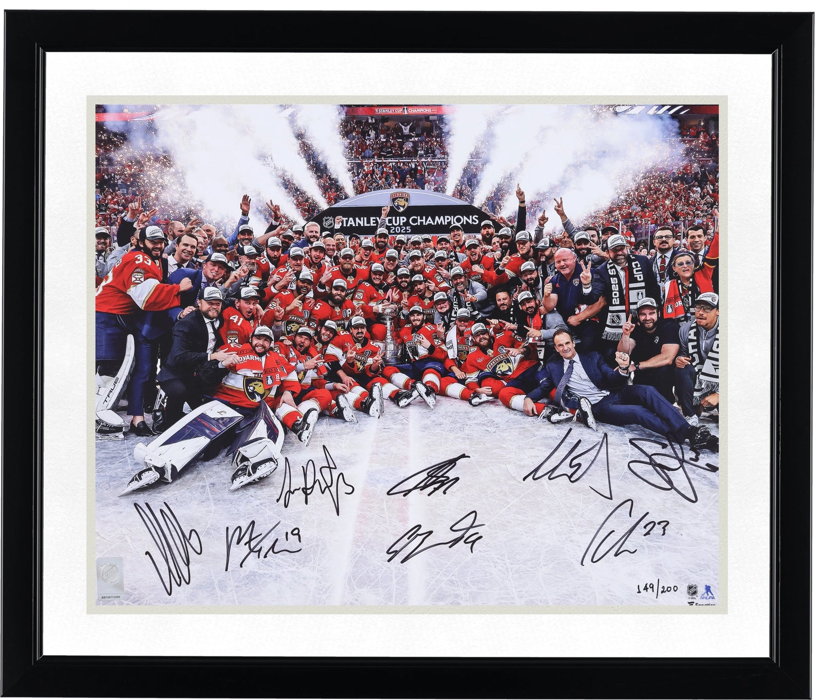 Florida Panthers Signed 2025 Stanley Cup Champions 16 x 20 Photo | Limited Edition