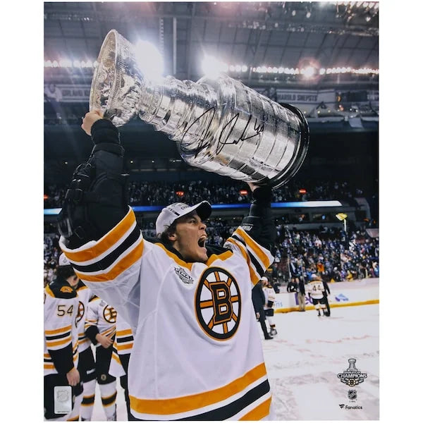 Tuukka Rask Signed 16 x 20 Photo | 2011 Stanley Cup Champions