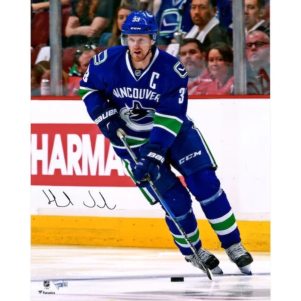 Henrik Sedin Signed 16 x 20 Photograph | Vancouver Canucks