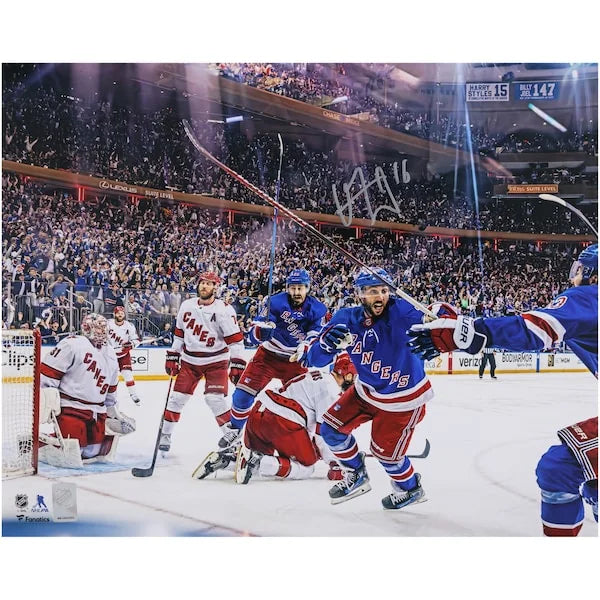 Vincent Trocheck Signed 16 x 20 Photograph | 2024 Stanley Cup Playoffs Overtime Goal