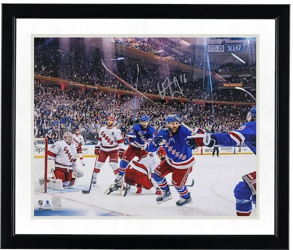 Vincent Trocheck Signed 16 x 20 Photograph | 2024 Stanley Cup Playoffs Overtime Goal
