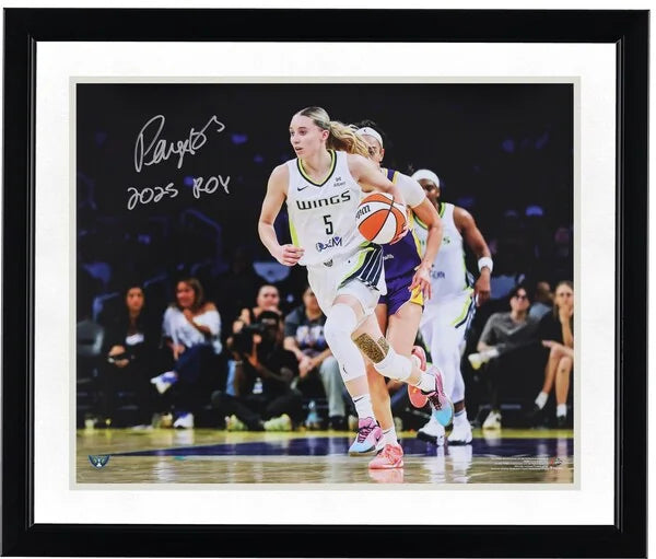 Paige Bueckers Signed Dallas Wings 16 x 20 Photo | 2025 ROY Inscription