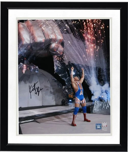 Kurt Angle Signed WWE 16 x 20 Entrance Photograph | Authenticated