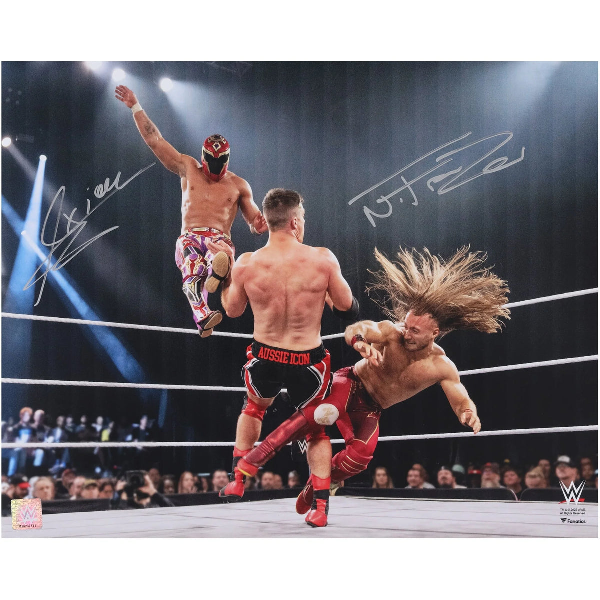Axiom & Nathan Frazer Signed 16 x 20 WWE Photo | Fraxiom | W16WRAX0001