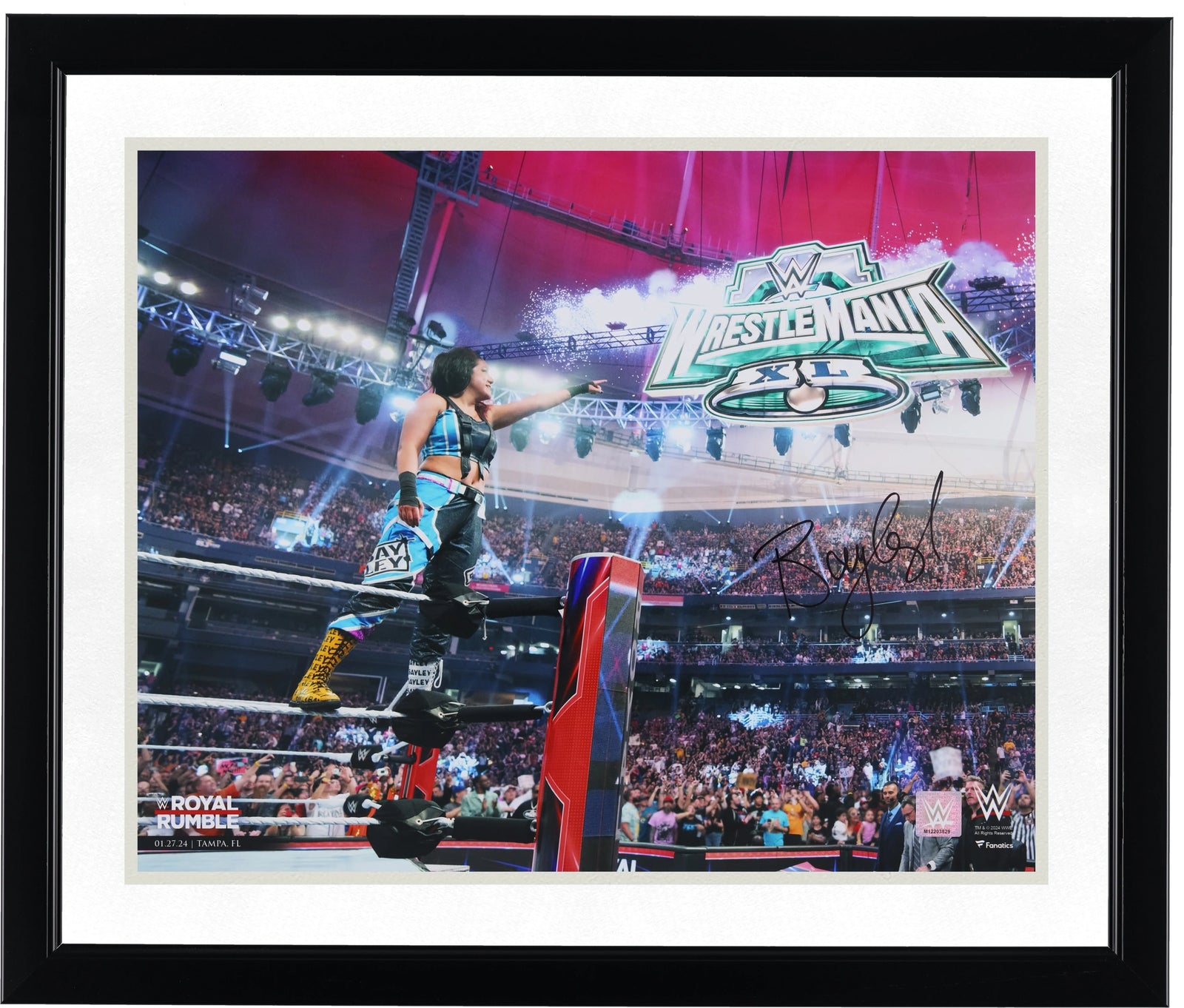 Bayley Signed 16 x 20 Royal Rumble 2024 Photograph | Authenticated