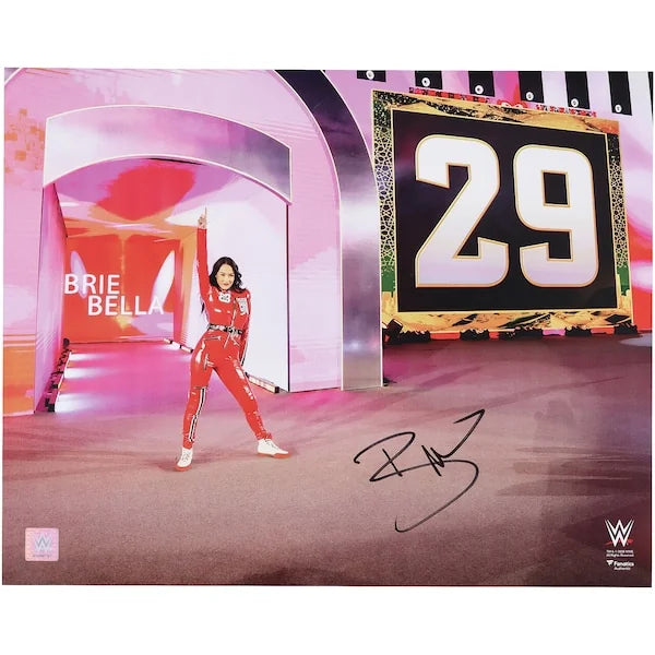 Brie Bella Signed 16 x 20 Photograph | 2026 Royal Rumble Return
