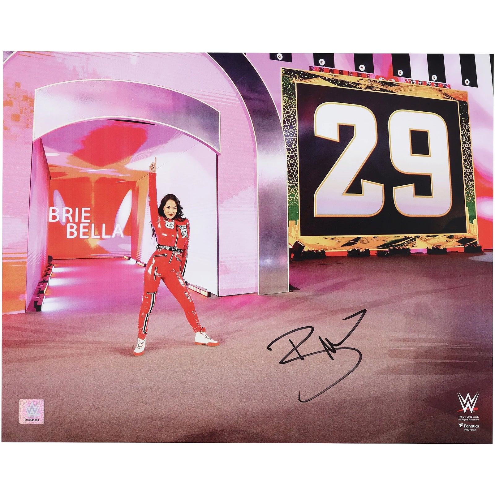 Brie Bella Signed 16 x 20 Photograph | 2026 Royal Rumble Return