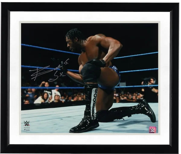 Booker T Signed 16 x 20 Spinaroonie Photograph | WWE Hall of Famer