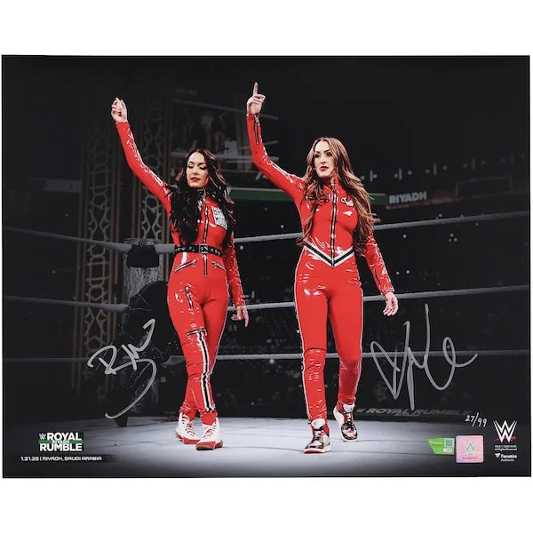 Bella Twins Signed 16 x 20 Dual Spotlight Photograph | Limited Edition of 99